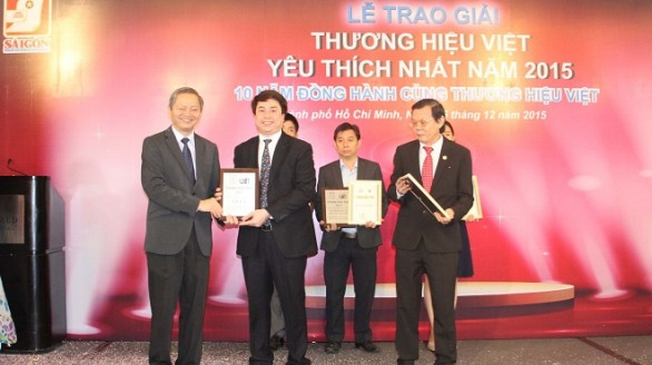 VietABank 6 năm liền đạt danh hiệu “Thương hiệu Việt được yêu thích nhất năm 2015”