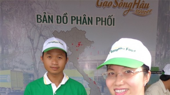 Ra mắt sản phẩm 'Gạo Sông Hậu'