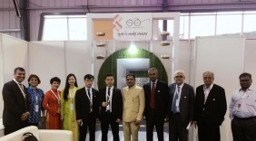 Đoàn Bộ Công thương làm việc và tham dự Hội chợ dệt may Quốc tế Textiles India 2017