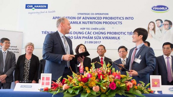 Vinamilk ký kết hợp tác chiến lược với tập đoàn dinh dưỡng hàng đầu Đan Mạch