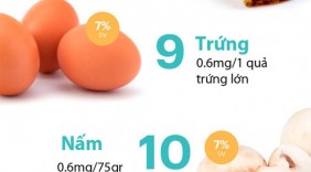 Thực phẩm chứa nhiều kẽm bạn nên biết