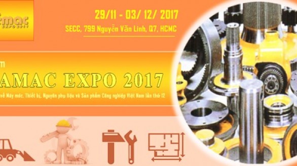 29/11-2/12: Mời tham dự Triển lãm Vinamac Expo 2017 tại TP HCM