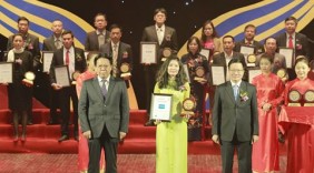 Tân Á Đại Thành nhận giải thưởng nhãn hiệu hàng đầu Việt Nam 2017