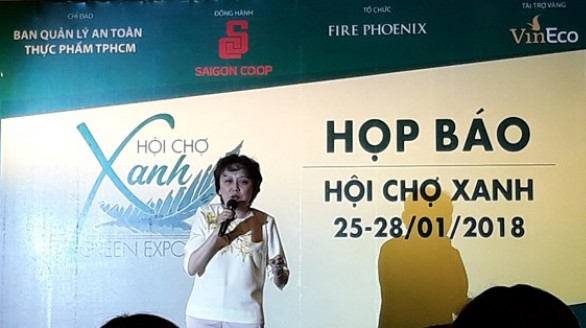 Nhiều chuỗi thực phẩm an toàn được giới thiệu tại Hội chợ Xanh 2018