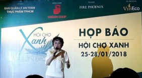 Nhiều chuỗi thực phẩm an toàn được giới thiệu tại Hội chợ Xanh 2018