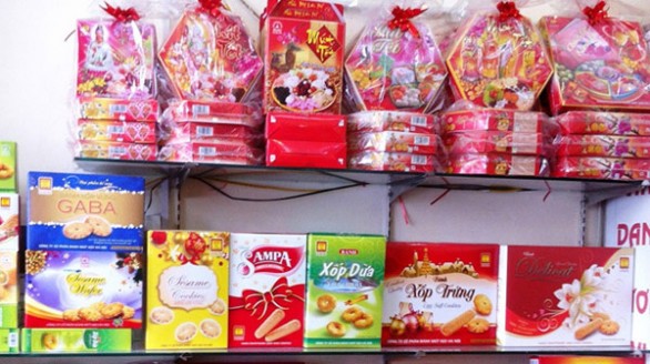 Bánh kẹo nội địa thắng thế trong dịp Tết nguyên đán