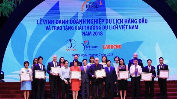 Vinh danh 85 doanh nghiệp du lịch hàng đầu Việt Nam năm 2018