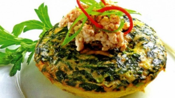 Món ăn bài thuốc hay từ ngải cứu