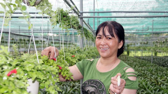 “Nữ hoàng” vương quốc hoa kiểng khởi nghiệp từ 5 chậu son môi