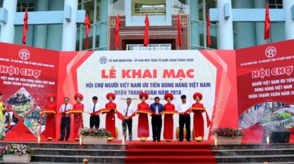 Khai mạc hội chợ “Người Việt Nam ưu tiên dùng hàng Việt Nam” quận Thanh Xuân