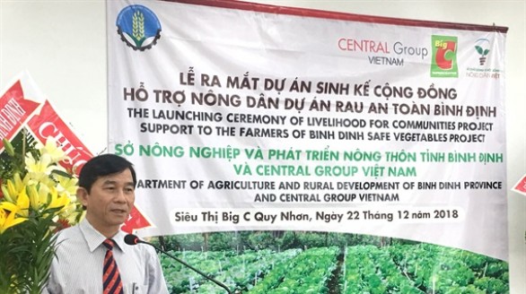 Lễ ra mắt Dự án sinh kế cộng đồng hỗ trợ nông dân tiêu thụ rau an toàn tại Bình Định
