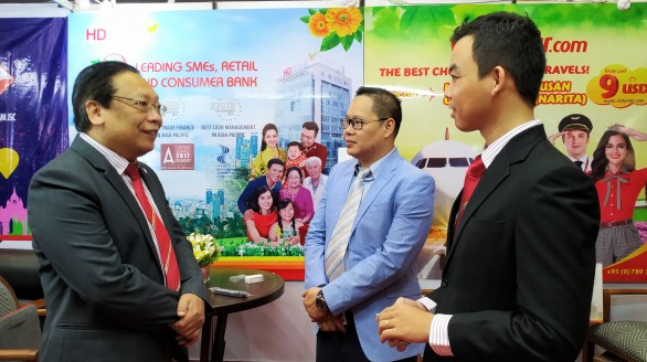 HDBank tạo ấn tượng tốt trong Triển lãm Thương hiệu Việt Nam tại Myanmar