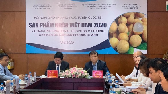 Giao thương trực tuyến: Cơ hội kinh doanh triển vọng cho trái nhãn Việt Nam