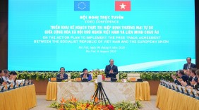 Thủ tướng chủ trì Hội nghị trực tuyến về Triển khai kế hoạch thực thi Hiệp định EVFTA