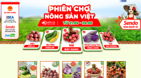 “Siêu thị nông sản Việt trực tuyến” cho người tiêu dùng trên Sàn thương mại điện tử Sendo