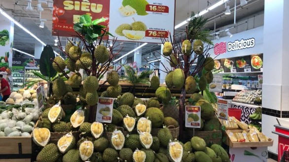 Siêu thị, sàn thương mại điện tử hỗ trợ tiêu thụ sầu riêng