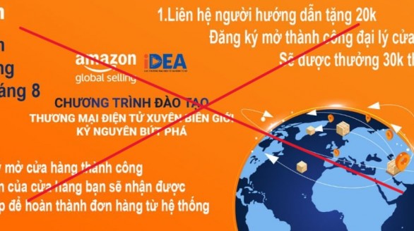 Khuyến cáo người dân cảnh giác với các thông tin sử dụng logo, tên của Cục Thương mại điện tử & Kinh tế số và Amazon Global Selling Việt Nam để lừa đảo