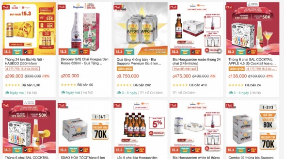 Doanh thu rượu bia online tăng mạnh, kiểm soát người mua dưới 18 tuổi bằng cách nào?