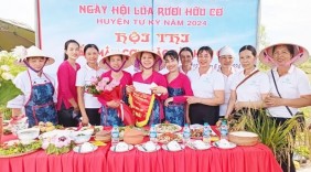 Tưng bừng lễ hội lúa - rươi hữu cơ Tứ Kỳ năm 2024