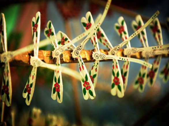 Làng Thạch Xá làm chuồn chuồn tre