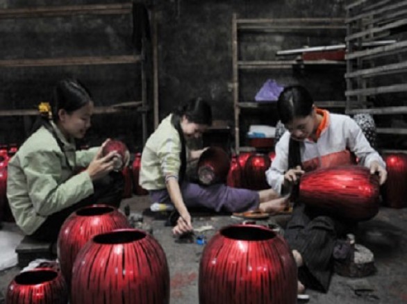 Làng nghề sơn mài Hạ Thái