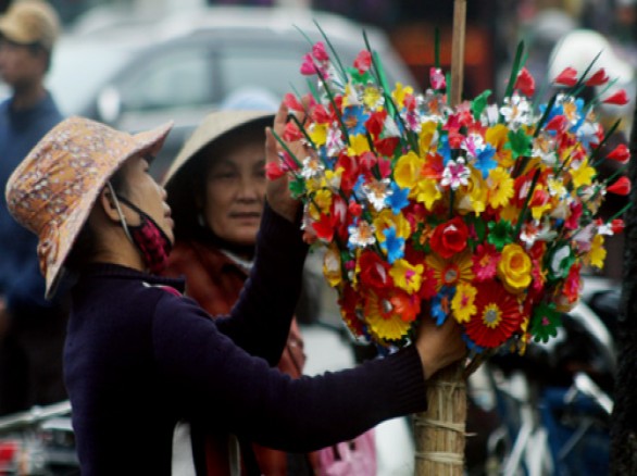 Làng nghề Hoa giấy Thanh Tiên
